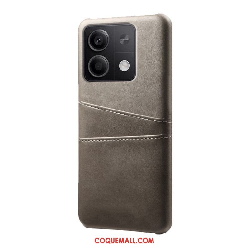 Coque Xiaomi Redmi Note 13 5G Effet Cuir Porte-Cartes