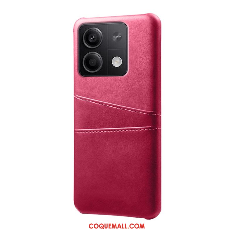 Coque Xiaomi Redmi Note 13 5G Effet Cuir Porte-Cartes