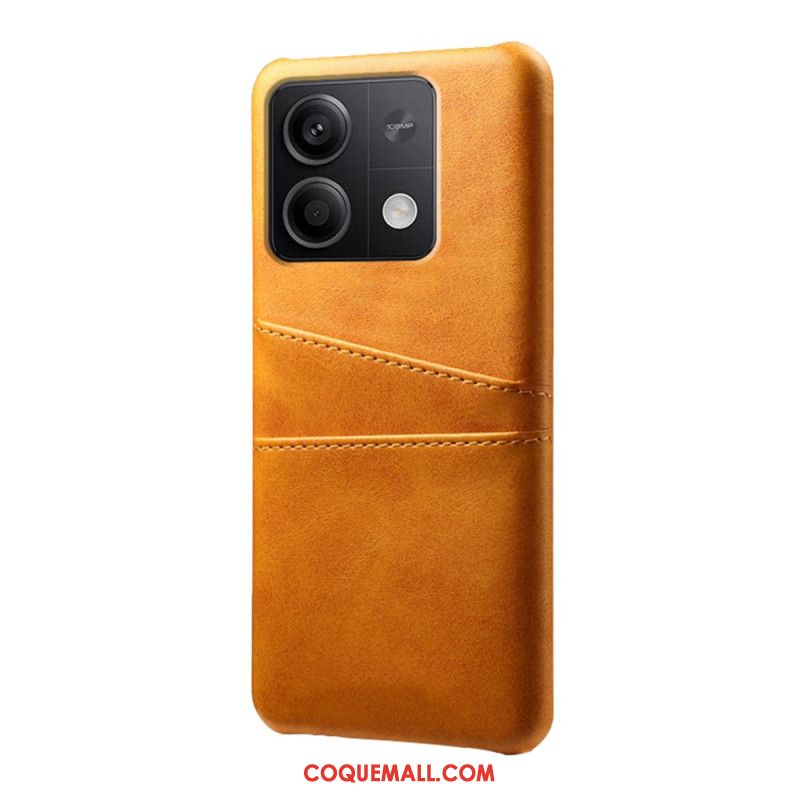 Coque Xiaomi Redmi Note 13 5G Effet Cuir Porte-Cartes