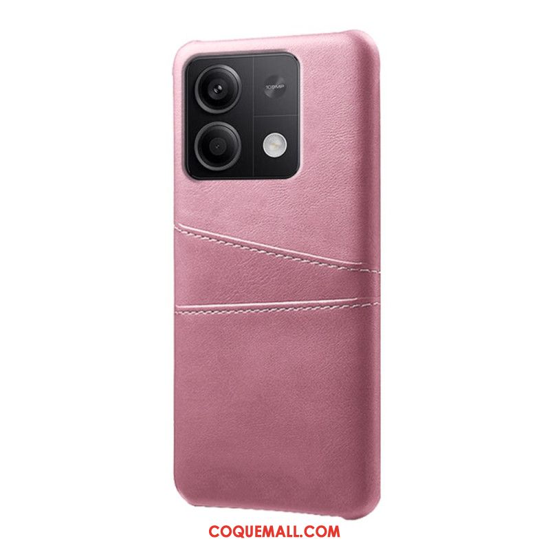 Coque Xiaomi Redmi Note 13 5G Effet Cuir Porte-Cartes