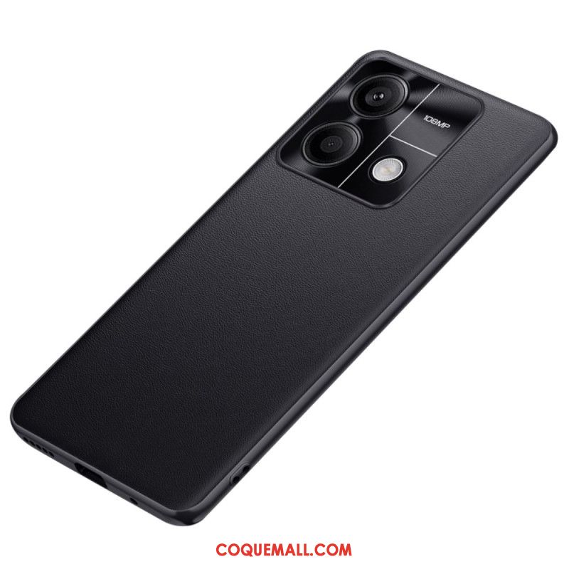 Coque Xiaomi Redmi Note 13 5G Effet Cuir Texturé