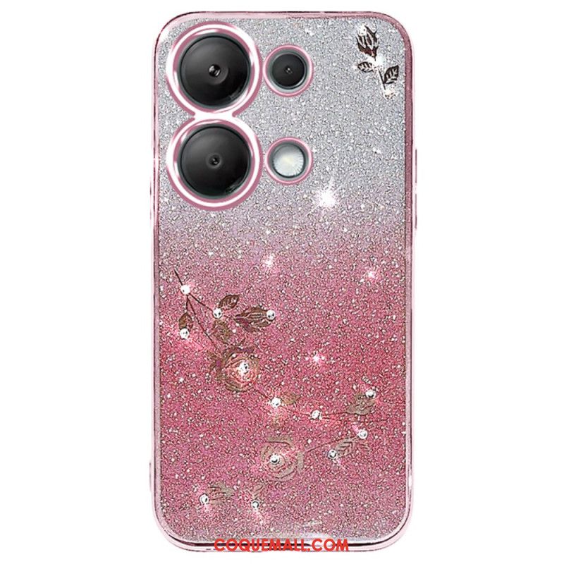 Coque Xiaomi Redmi Note 13 5G Paillettes et Strass KADEM