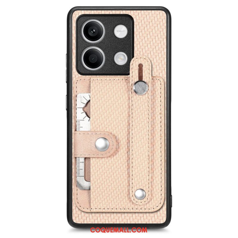 Coque Xiaomi Redmi Note 13 5G Porte-Cartes et Sangle