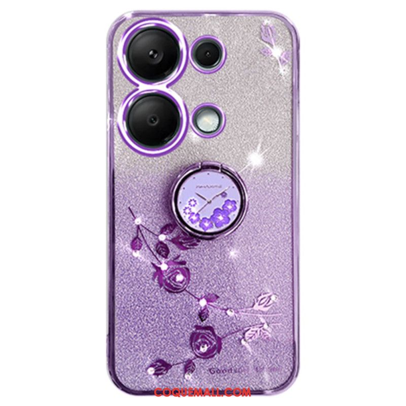 Coque Xiaomi Redmi Note 13 5G Support Paillettes et Strass KADEM