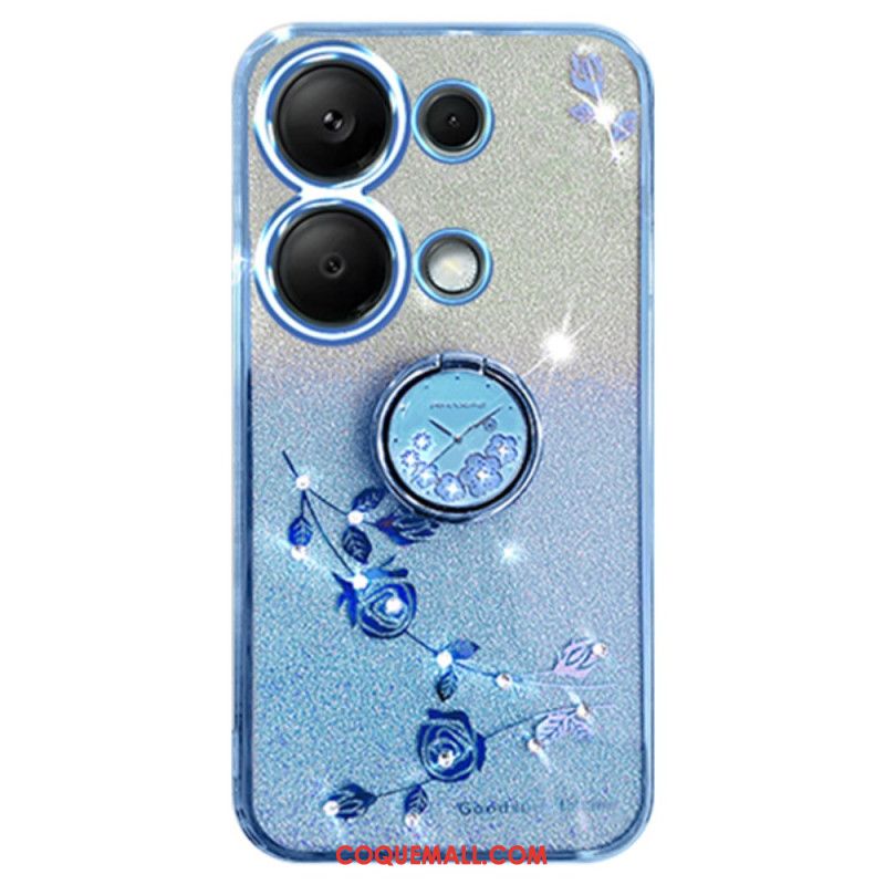 Coque Xiaomi Redmi Note 13 5G Support Paillettes et Strass KADEM