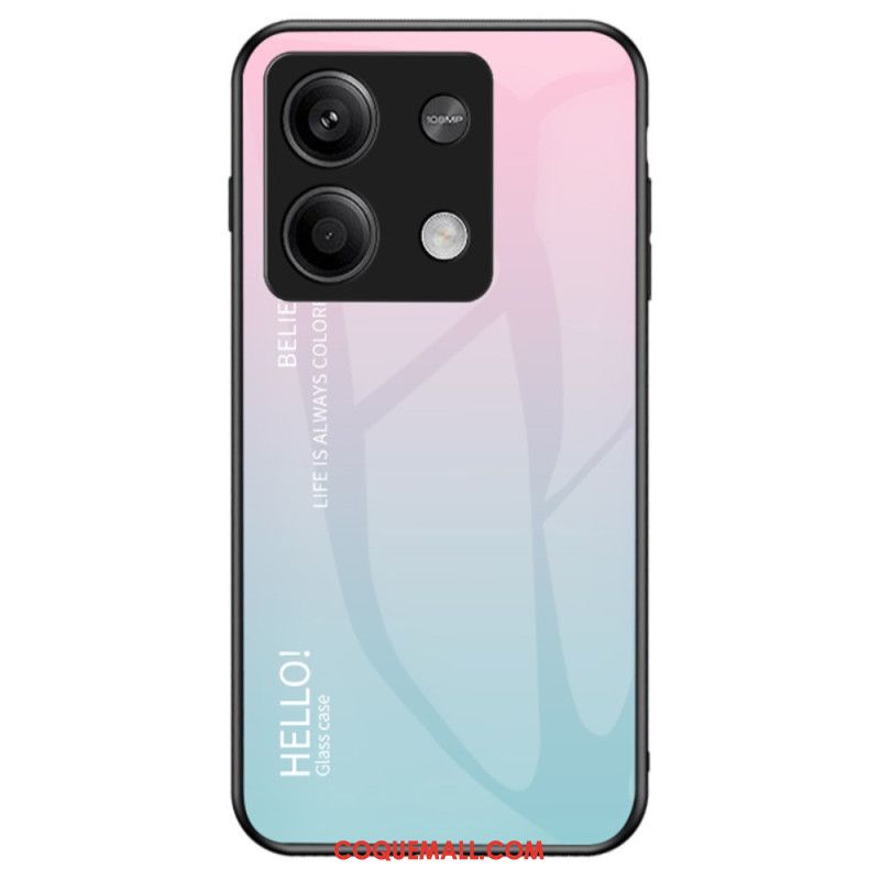 Coque Xiaomi Redmi Note 13 5G Verre Trempé Gradient Color