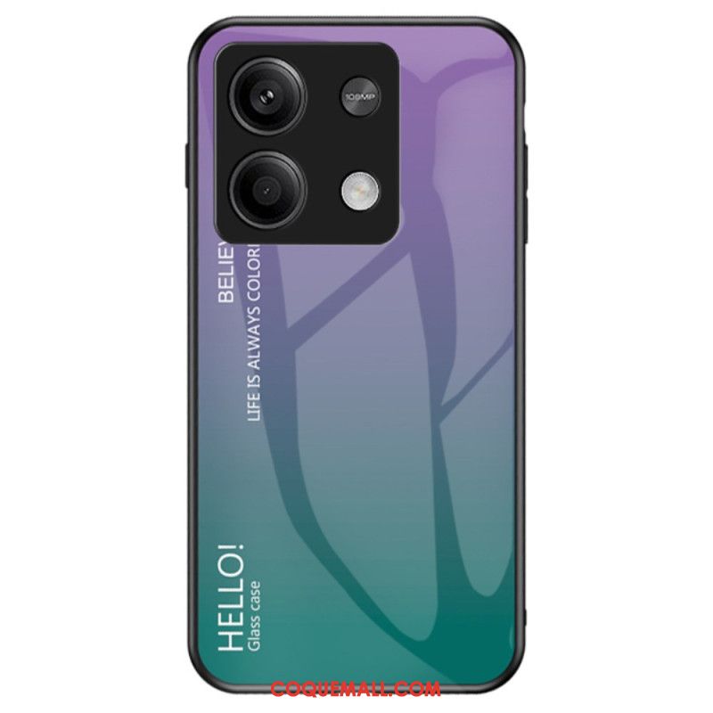 Coque Xiaomi Redmi Note 13 5G Verre Trempé Gradient Color