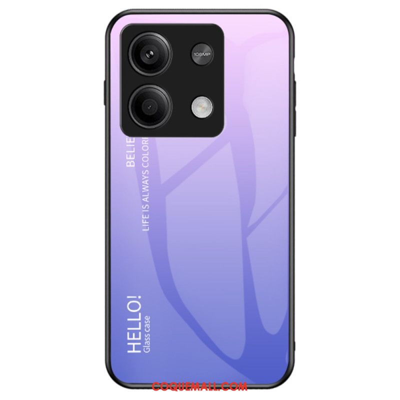 Coque Xiaomi Redmi Note 13 5G Verre Trempé Gradient Color