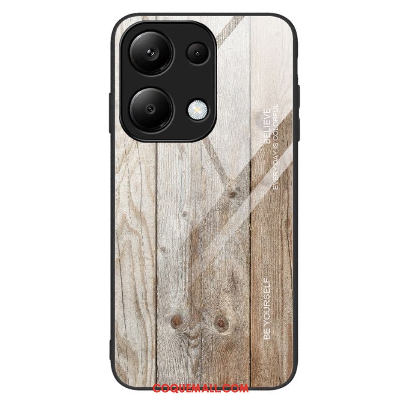 Coque Xiaomi Redmi Note 13 Pro 4G / Poco M6 Pro 4G Verre Trempé Bois