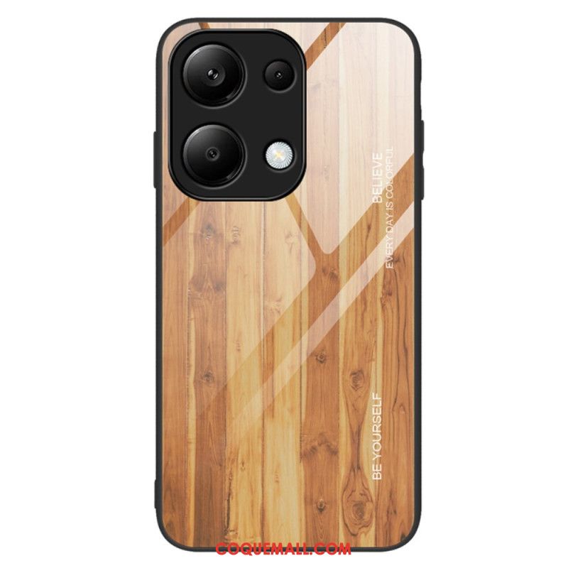 Coque Xiaomi Redmi Note 13 Pro 4G / Poco M6 Pro 4G Verre Trempé Bois