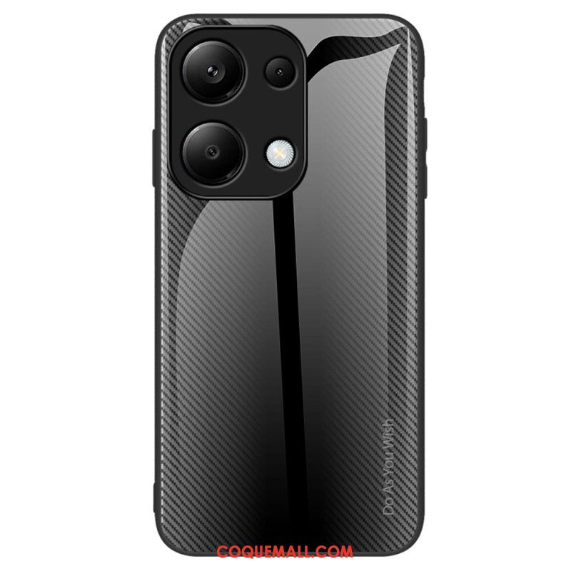 Coque Xiaomi Redmi Note 13 Pro 4G / Poco M6 Pro 4G Verre Trempé Fibre Carbone