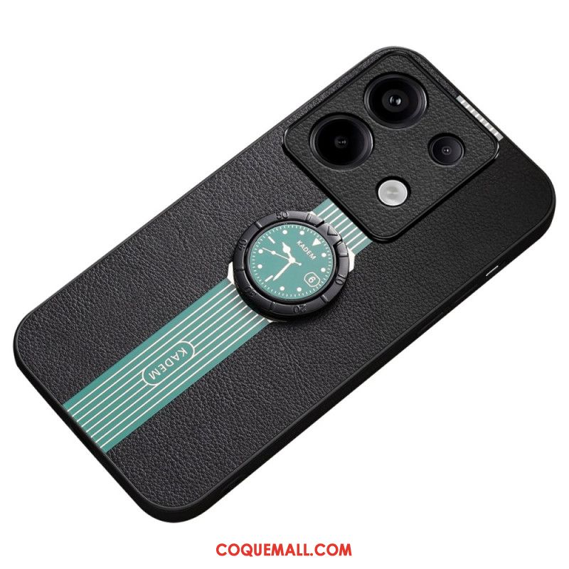 Coque Xiaomi Redmi Note 13 Pro 5G / Poco X6 5G Design Montre avec Anneau-Support KADEM