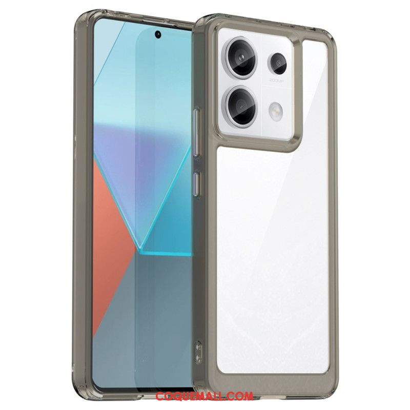 Coque Xiaomi Redmi Note 13 Pro 5G / Poco X6 5G Hybride Rebords Colorés