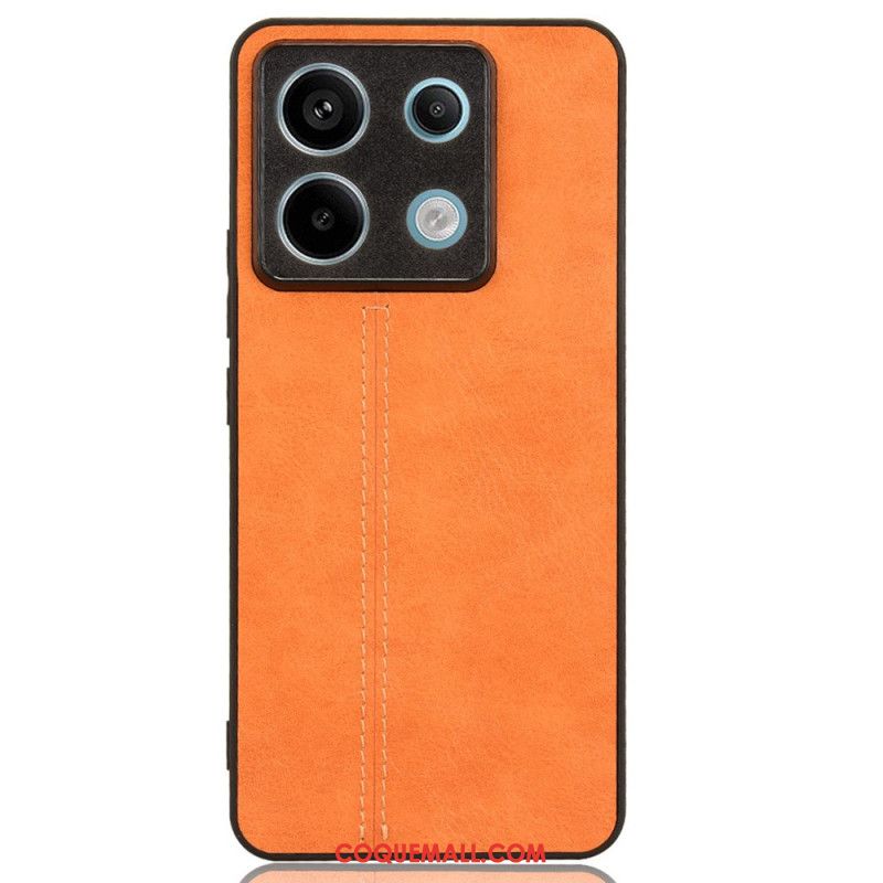 Coque Xiaomi Redmi Note 13 Pro 5G / Poco X6 5G Simili Cuir Coutures