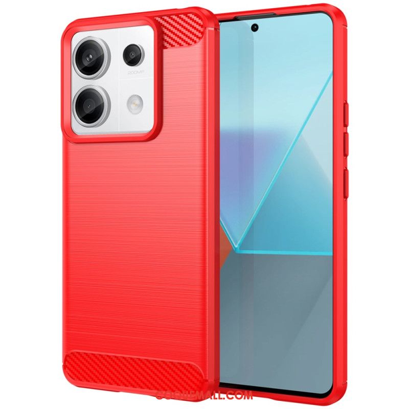 Coque Xiaomi Redmi Note 13 Pro 5G / Poco X6 5G Texture de Fibre de Carbone