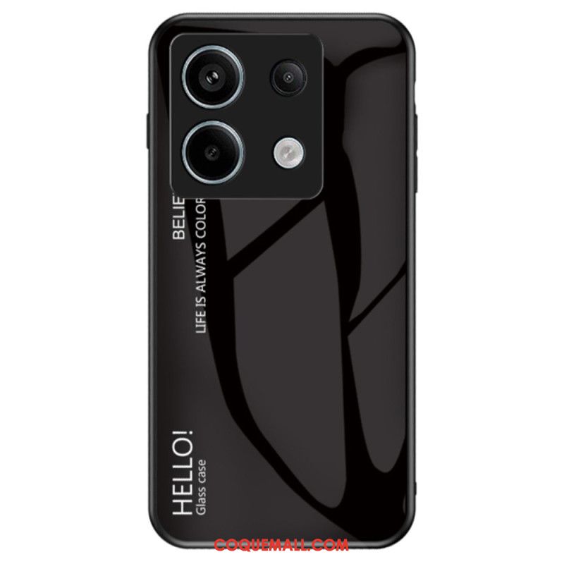 Coque Xiaomi Redmi Note 13 Pro 5G / Poco X6 5G Verre Trempé Hello