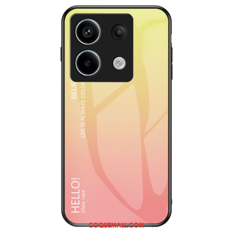 Coque Xiaomi Redmi Note 13 Pro 5G / Poco X6 5G Verre Trempé Hello