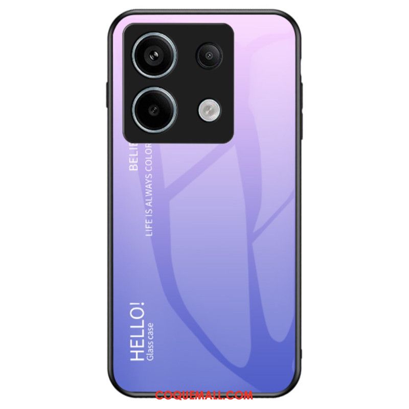 Coque Xiaomi Redmi Note 13 Pro 5G / Poco X6 5G Verre Trempé Hello