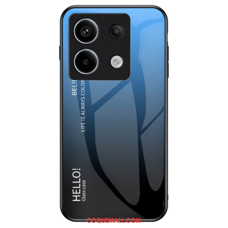 Coque Xiaomi Redmi Note 13 Pro 5G / Poco X6 5G Verre Trempé Hello