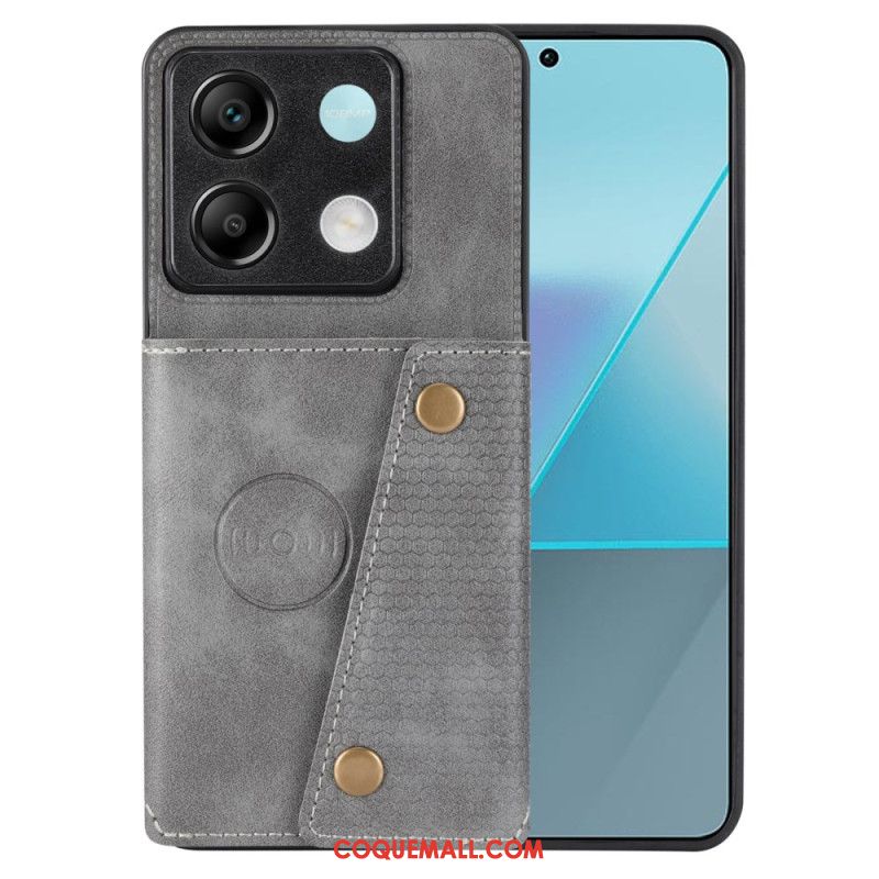 Coque Xiaomi Redmi Note 13 Pro 5G / Poco X6 5G avec Porte-Cartes Support