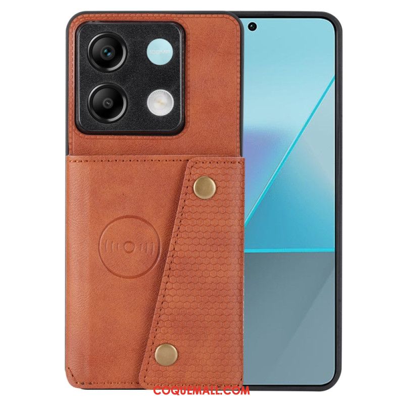 Coque Xiaomi Redmi Note 13 Pro 5G / Poco X6 5G avec Porte-Cartes Support