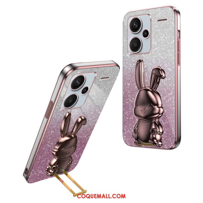 Coque Xiaomi Redmi Note 13 Pro Plus 5G Lapin Support