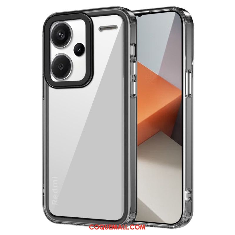 Coque Xiaomi Redmi Note 13 Pro Plus 5G Transparente Rebords Style Métal