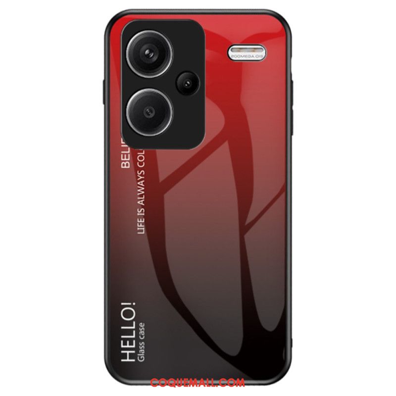 Coque Xiaomi Redmi Note 13 Pro Plus 5G Verre Trempé Dégradé