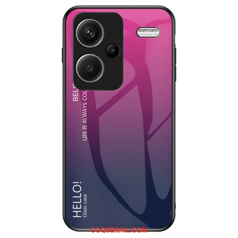 Coque Xiaomi Redmi Note 13 Pro Plus 5G Verre Trempé Dégradé