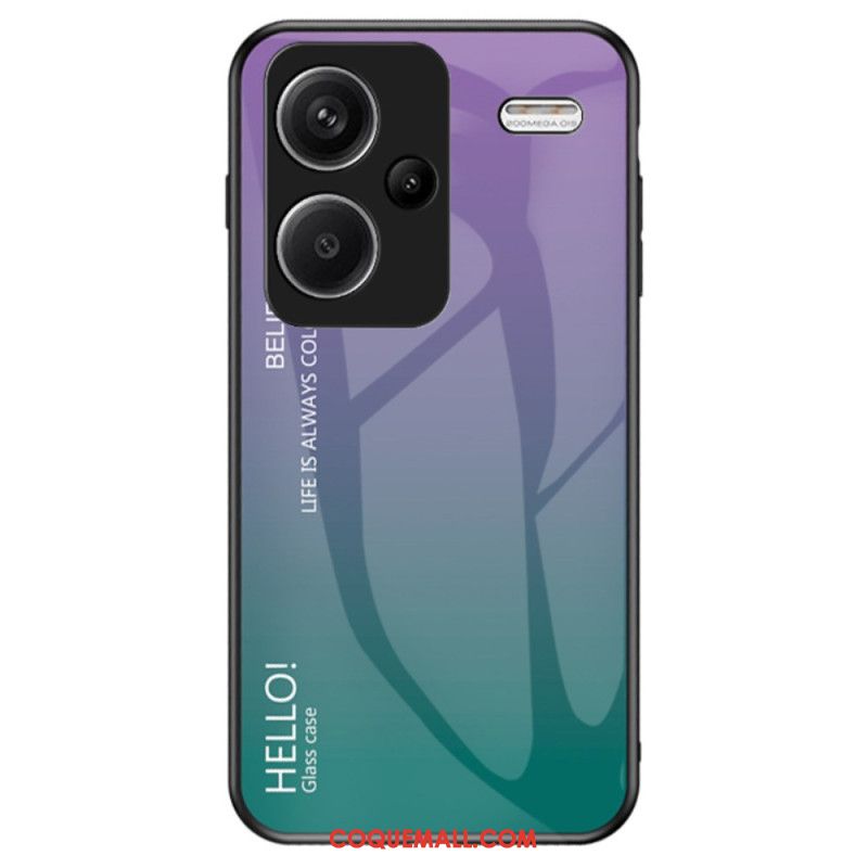 Coque Xiaomi Redmi Note 13 Pro Plus 5G Verre Trempé Dégradé