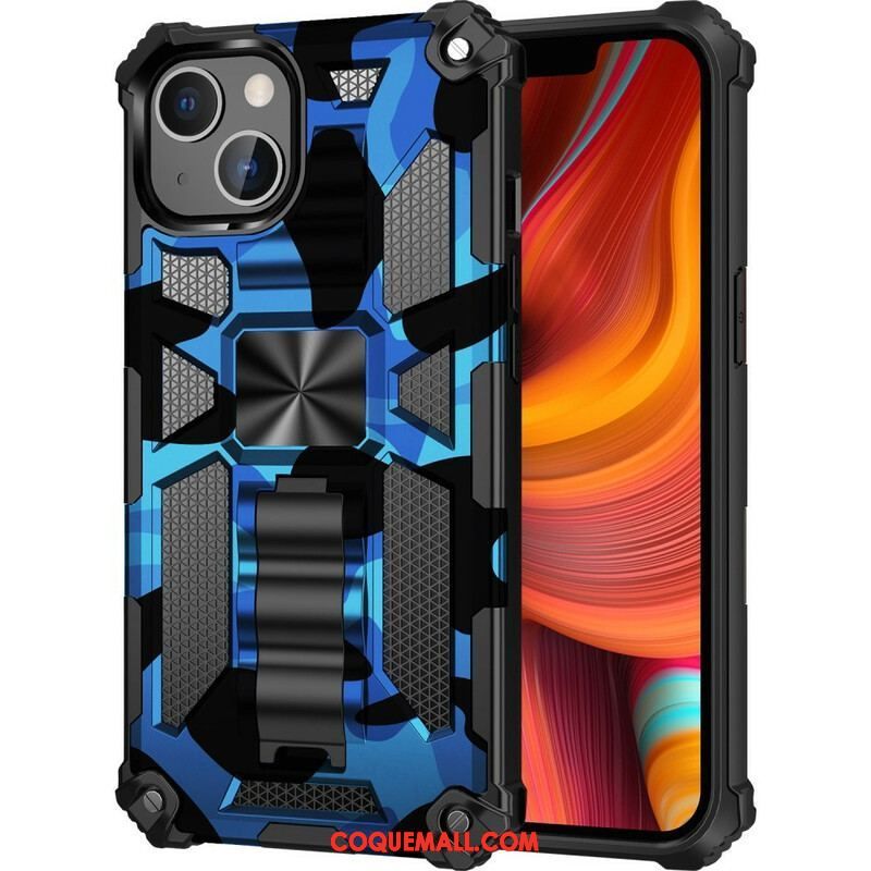 Coque iPhone 13 Mini Camouflage Support Amovible