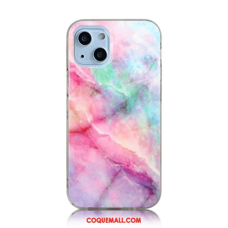 Coque iPhone 13 Mini Déclinaison Marbre