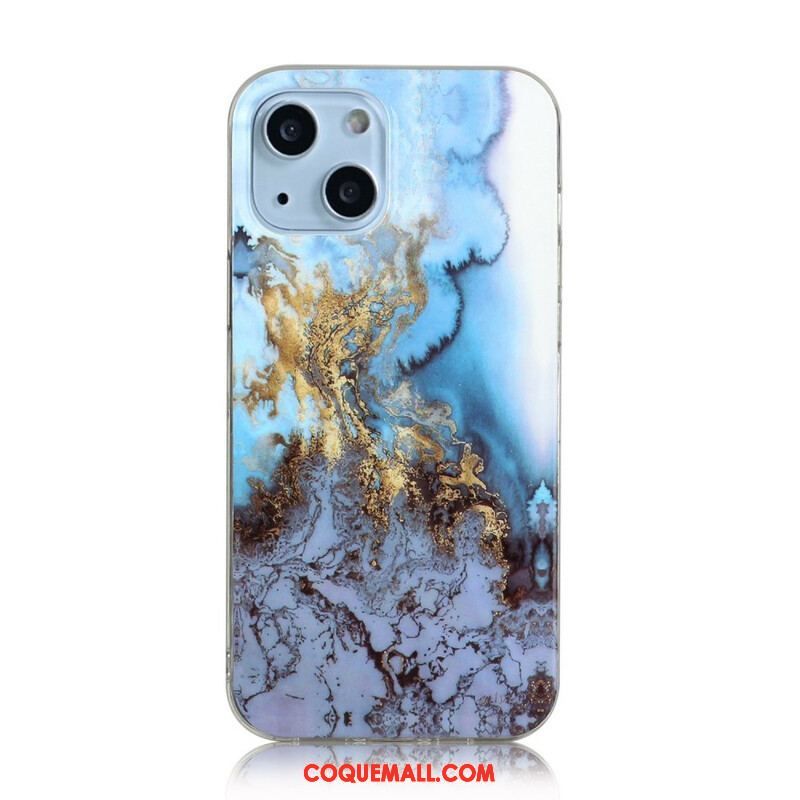 Coque iPhone 13 Mini Marbre Simplifié