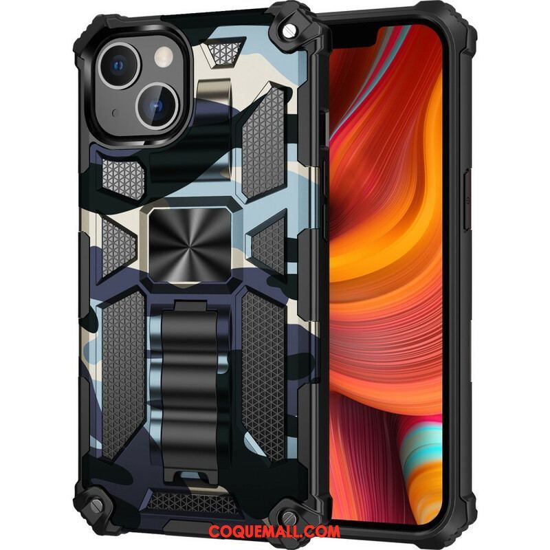 Coque iPhone 13 Pro Camouflage Support Amovible