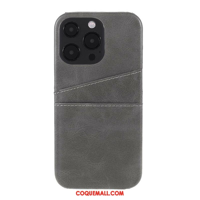 Coque iPhone 13 Pro Double Porte Cartes