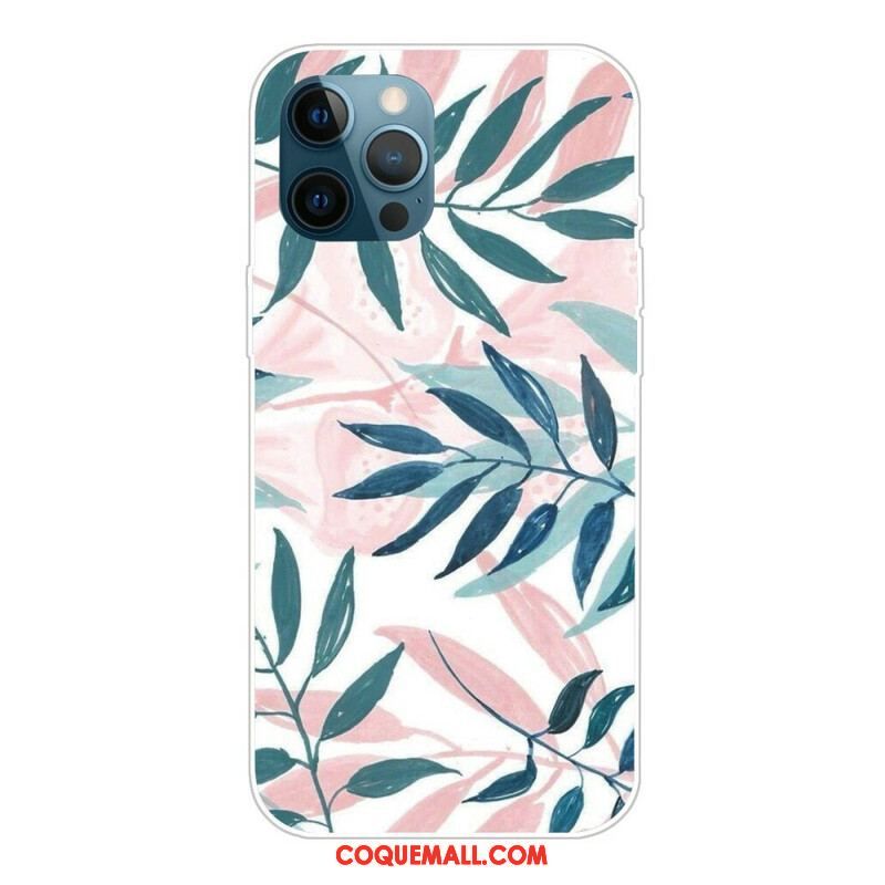 Coque iPhone 13 Pro Feuilles