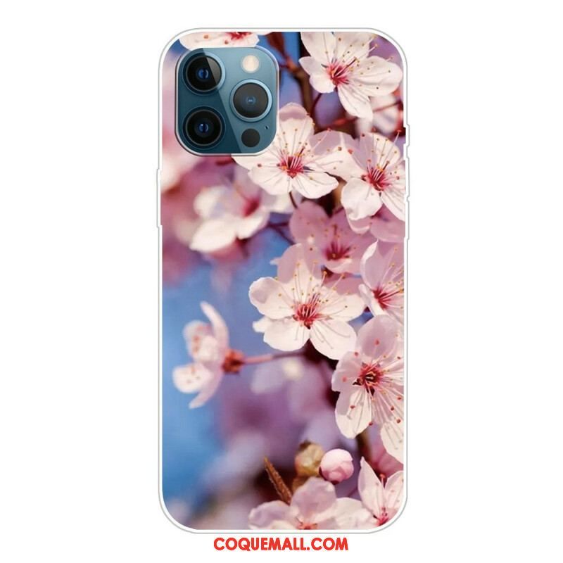 Coque iPhone 13 Pro Fleurs Réalistes