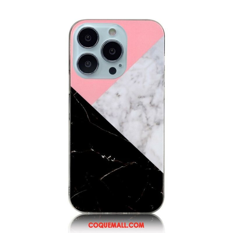 Coque iPhone 13 Pro Marbre Géométries