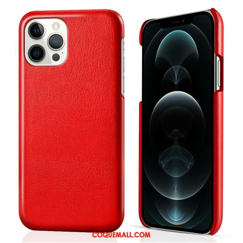 Coque iPhone 13 Pro Max Effet Cuir KSQ