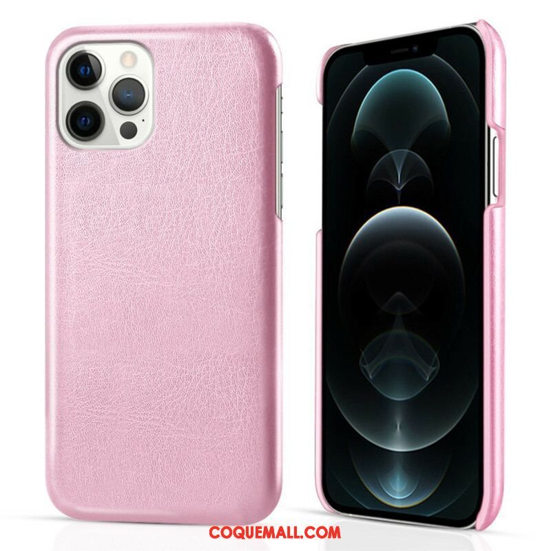 Coque iPhone 13 Pro Max Effet Cuir KSQ