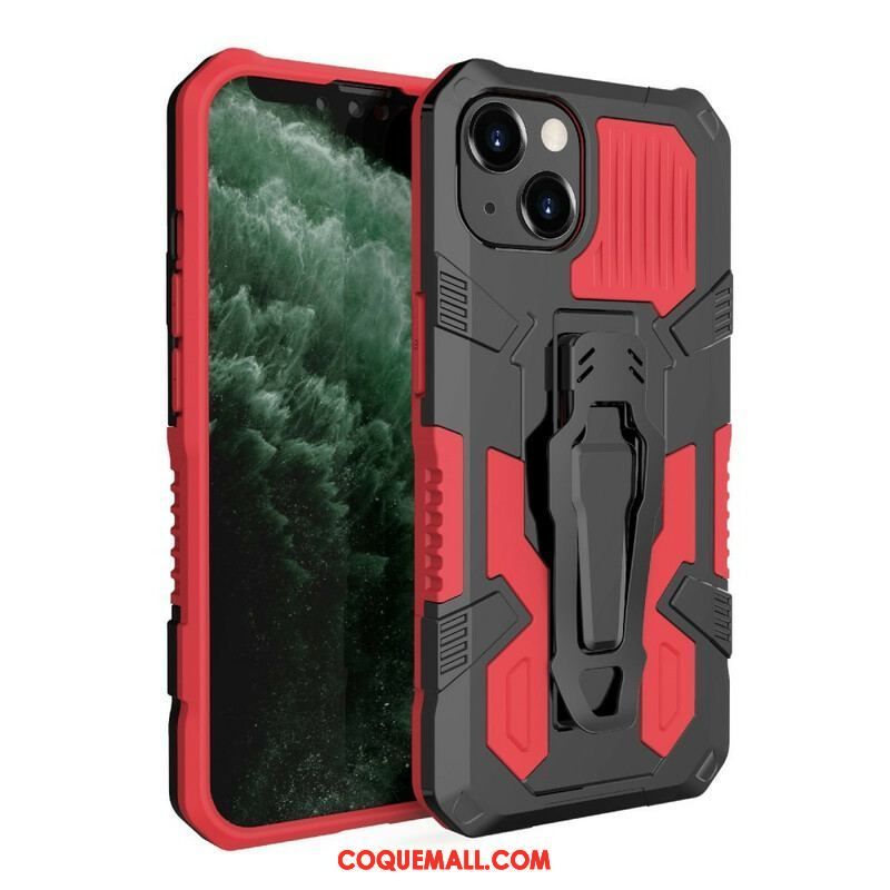 Coque iPhone 13 Pro Max Robot avec Pince Ceinture