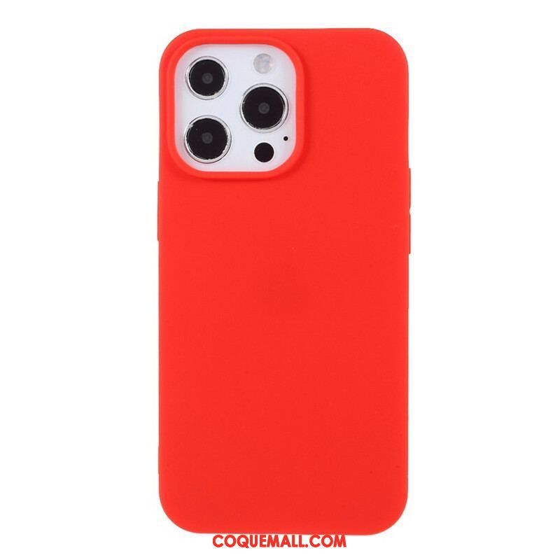 Coque iPhone 13 Pro Max Silicone Flexible Mat