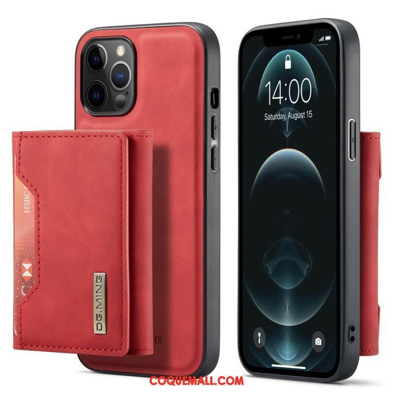 Coque iPhone 13 Pro Porte-Cartes Détachable DG.MING