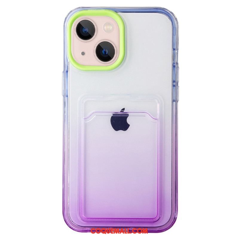 Coque iPhone 14 Gradient Porte-Carte