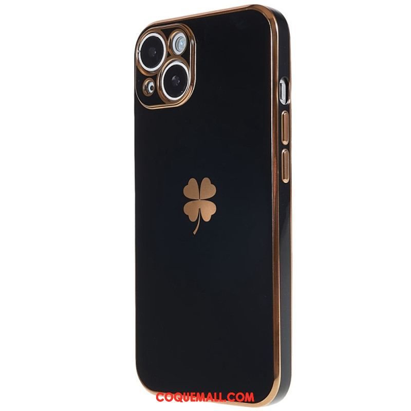 Coque iPhone 14 Plus Trèfle Lucky