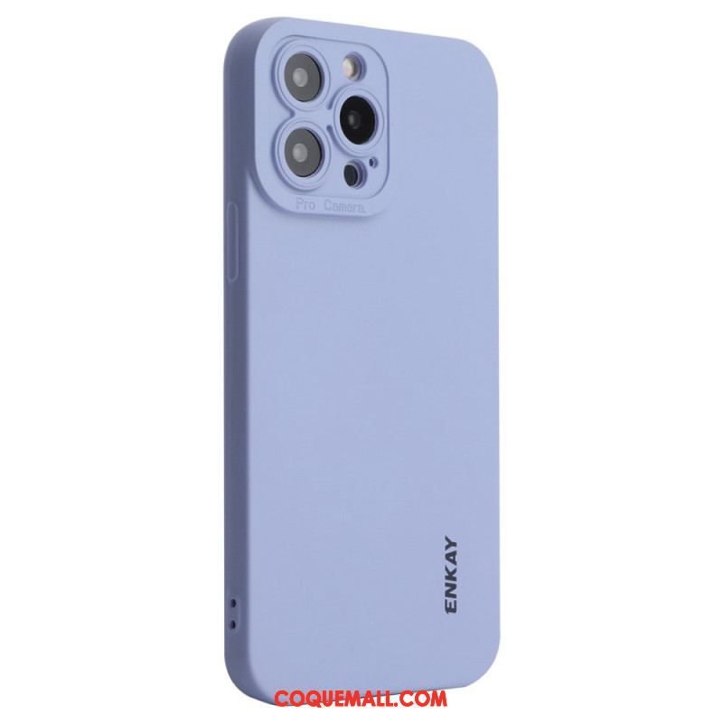 Coque iPhone 14 Pro Max Silicone Liquide ENKAY