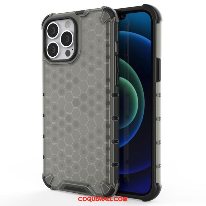 Coque iPhone 14 Pro Max Style Nid d'Abeille