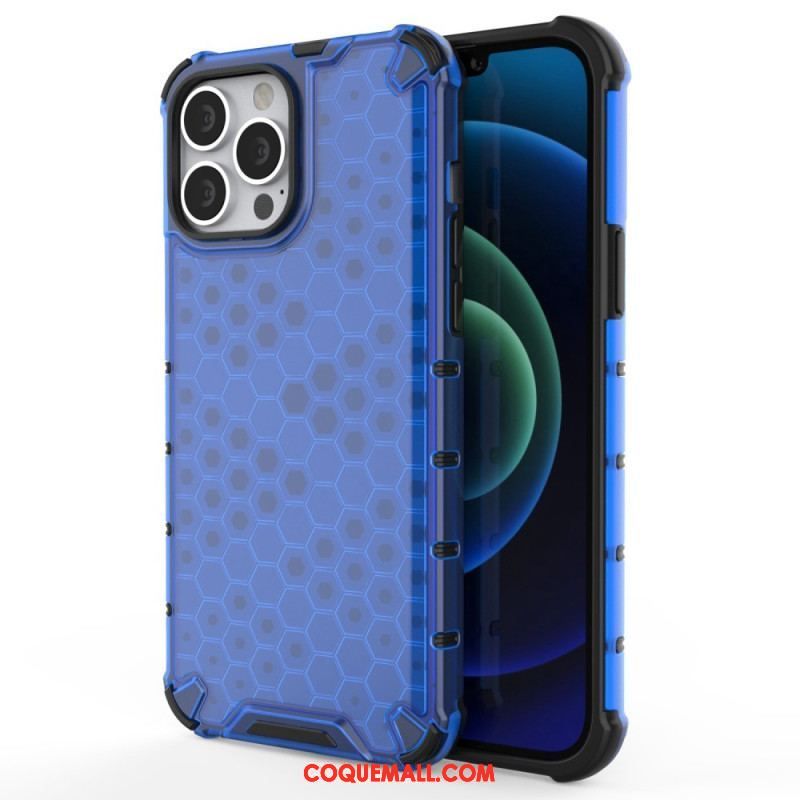 Coque iPhone 14 Pro Max Style Nid d'Abeille