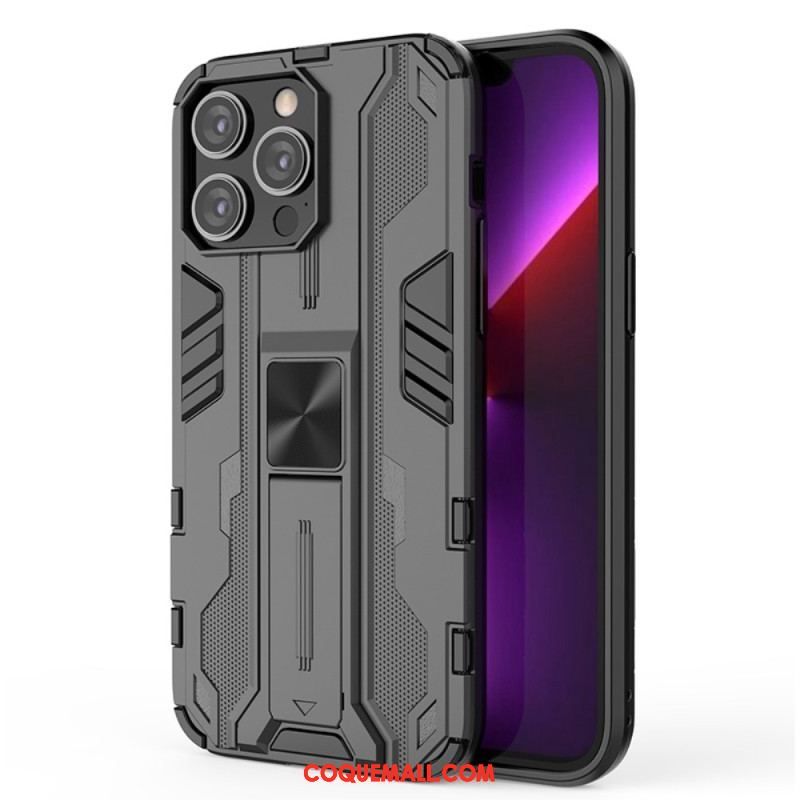 Coque iPhone 14 Pro Max Support Amovible Vertical et Horizontal