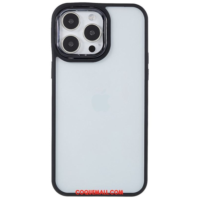 Coque iPhone 14 Pro Max Transparente Rebords Colorés